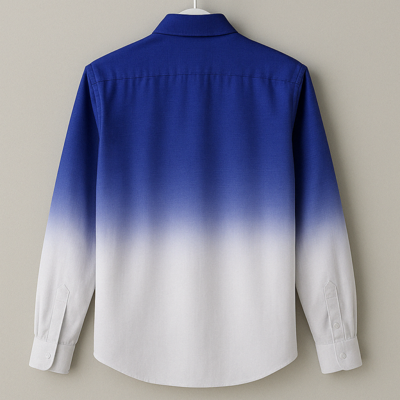 Ombre Button-Down Casual Shirt (Copy) - Image 2